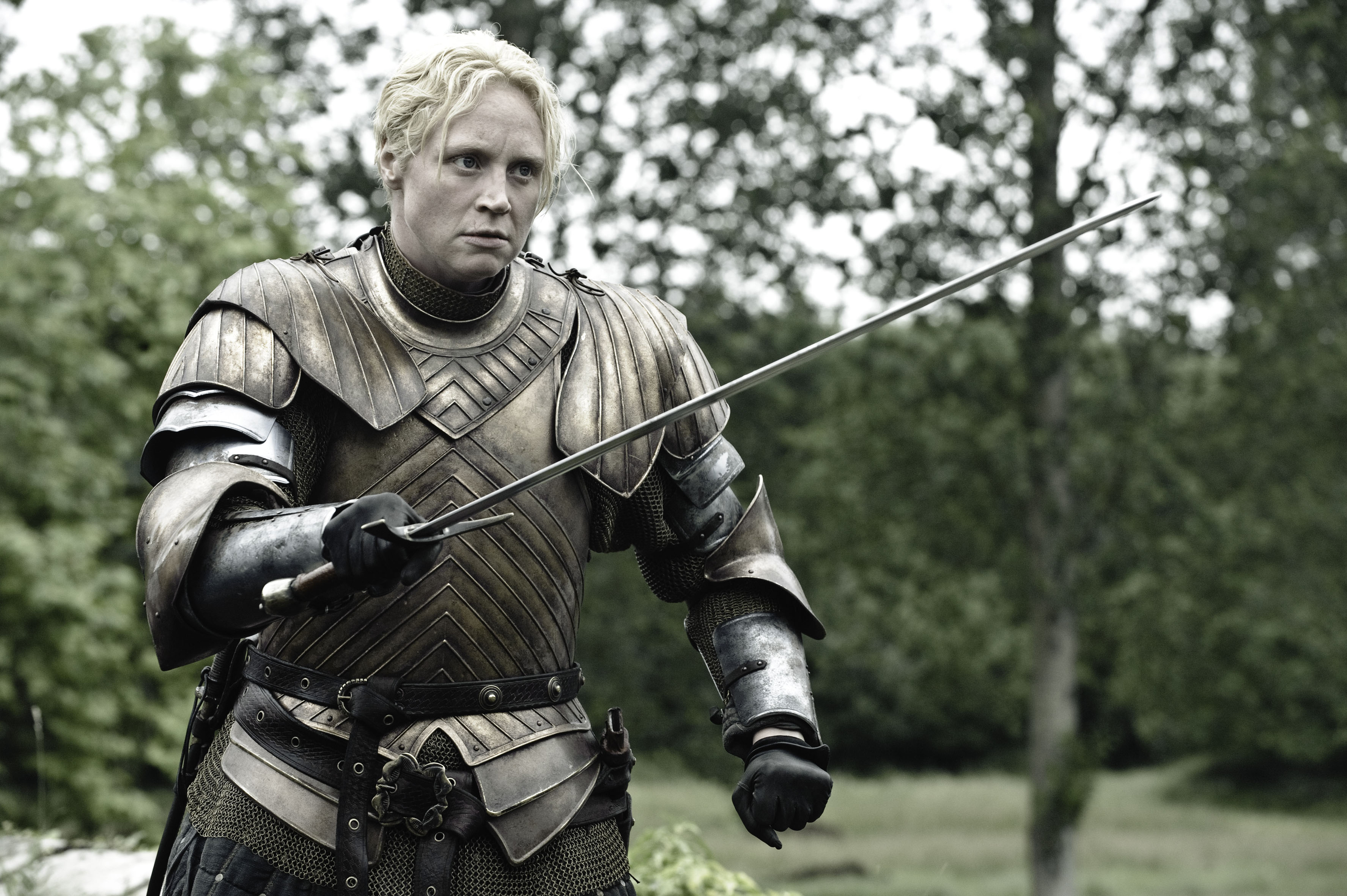 Game Of Thrones, Series 3 EP302 Featuring Gwendoline Christie as Brienne of Tarth © HBO Enterprises