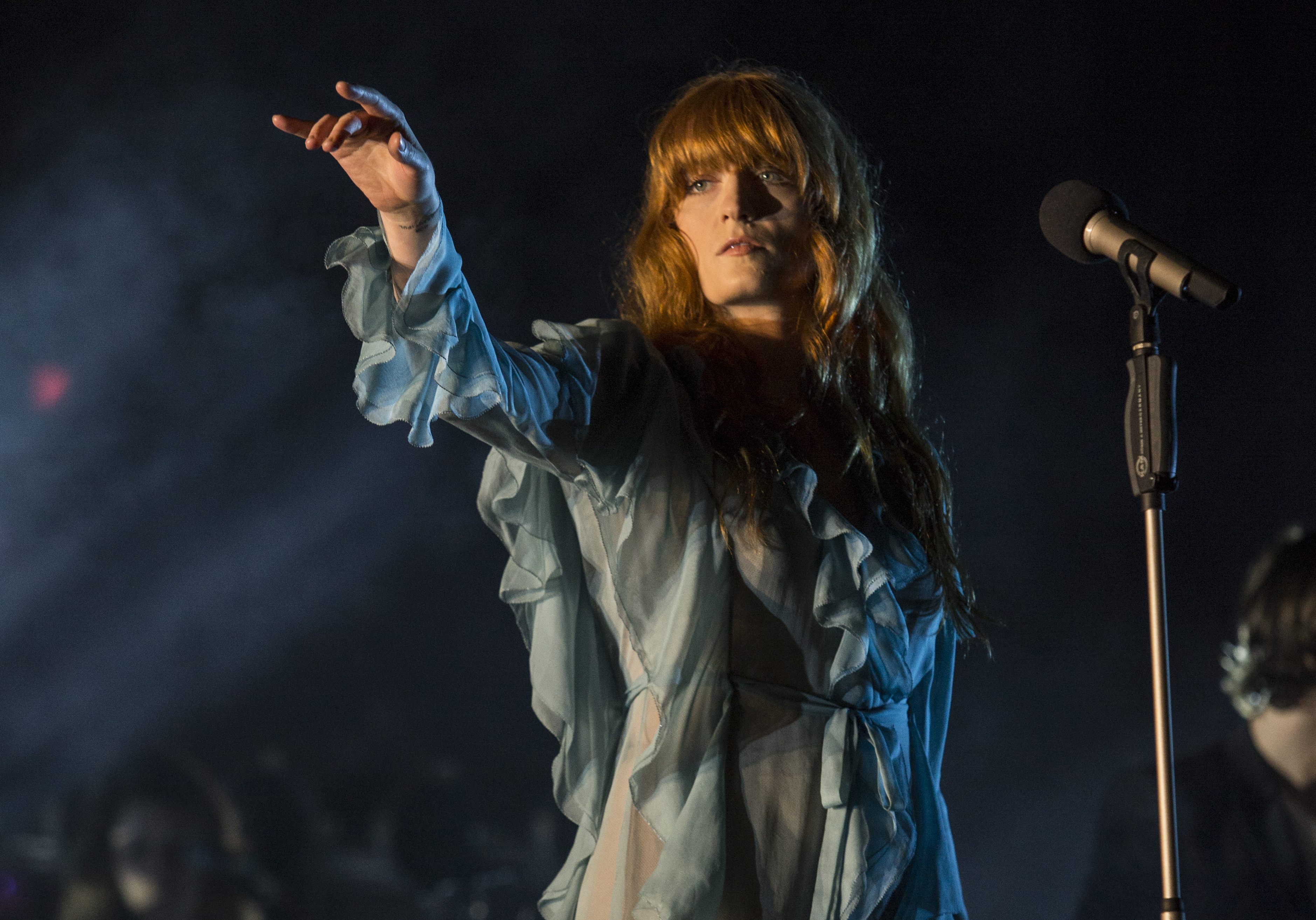 SAO PAULO, BRAZIL - MARCH 13: Florence Welch from Florence and The Machine performs at 2016 Lollapalooza at Autodromo de Interlagos on March 13, 2016 in Sao Paulo, Brazil. (Photo by Raphael Dias/Getty Images)